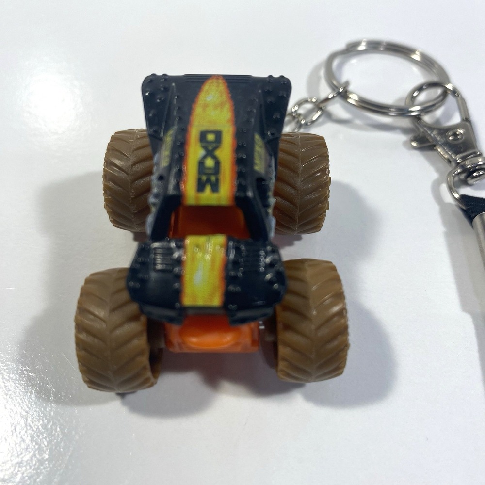 Monster Jam Mini Maximum Destruction 1:87 Custom Keychain Lanyard Mudder Tires